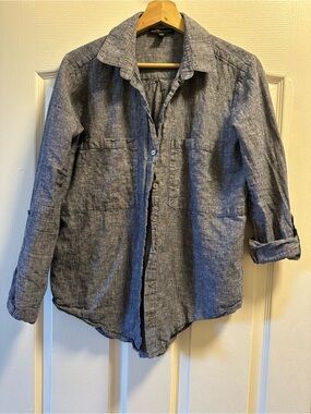 Saks Fifth Avenue Linen Blend Blouse